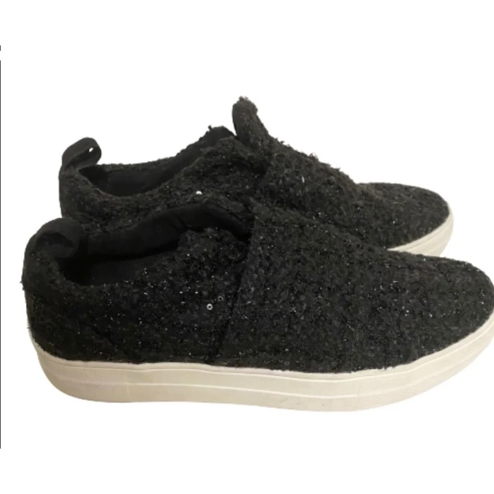 DV by Dolce Vita Black Sneakers with White Accents